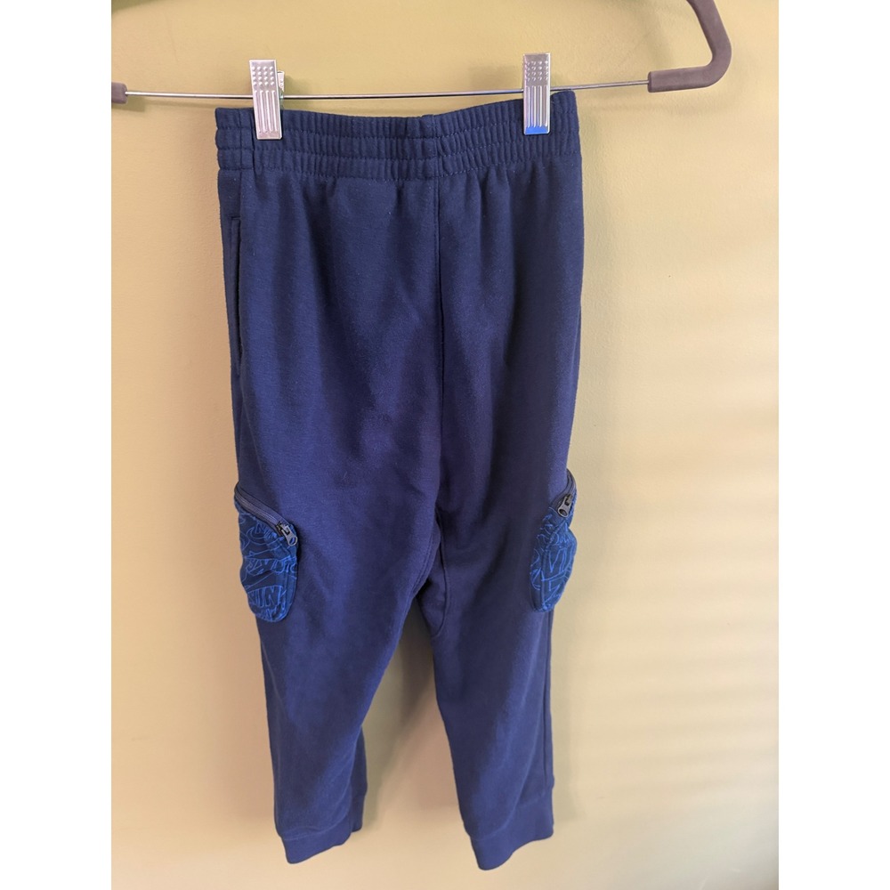 Nike Boys Navy Blue Fleece Cargo Jogger Sweatpants Size 6/ 5-6 Years - Picture 7 of 7